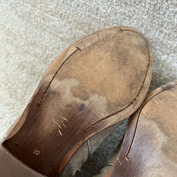 Sam Edelman Petty Suede Booties Ankle Boots 10 - Picture 2 of 11